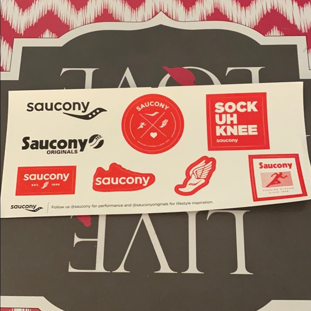 Saucony Stickers